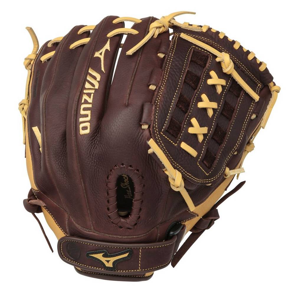 Guanti Mizuno Softball Franchise Series Slowpitch 12.5" Uomo - Caffè - 42361-ADOI